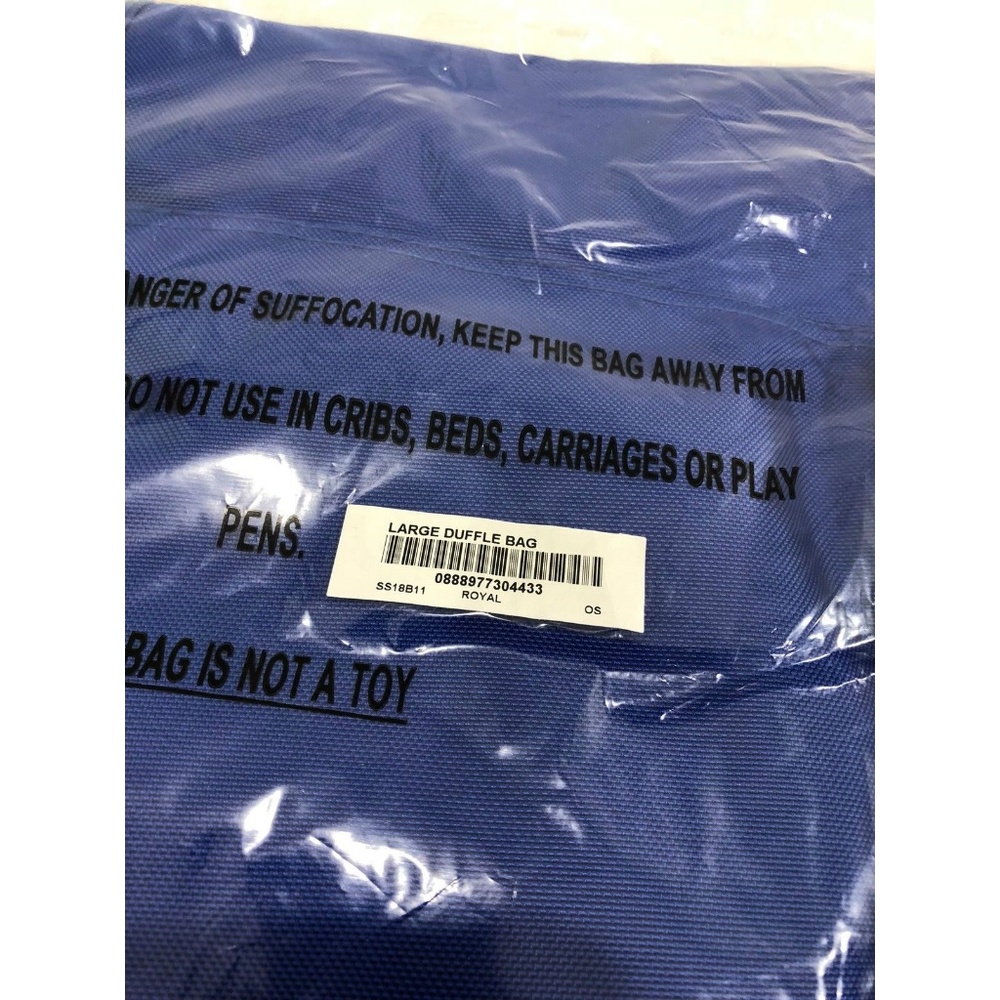 SUPREME Large Duffle Bag 100% Authentic SS18 - Picture 4 of 6